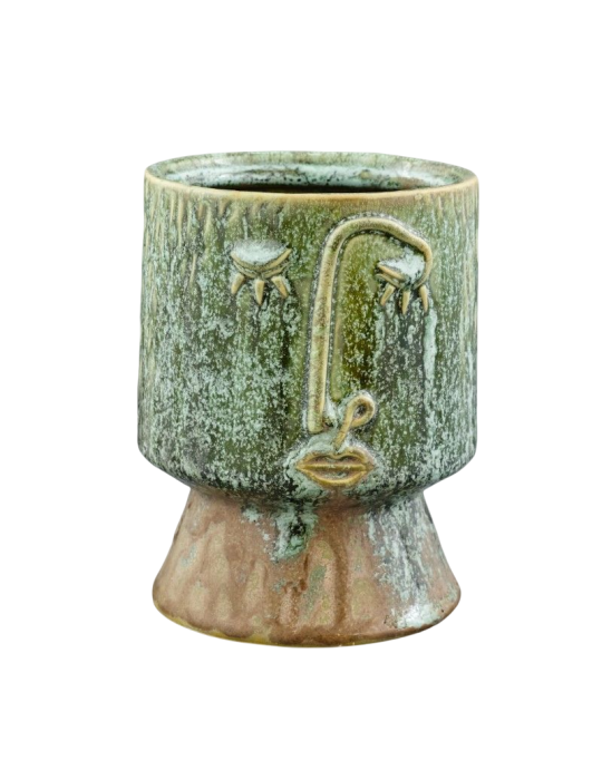 FACEGREEN VASETTO PICCOLO CON PIEDE 11CM