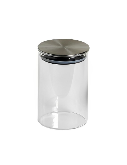 BARATTOLO VETRO TAPPO METALLO H10.5