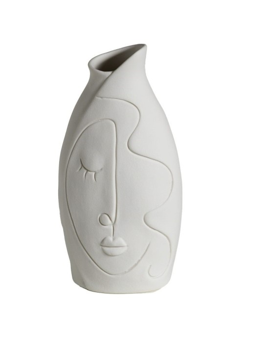 VASO VISO DONNA BIANCO H23.5 CM