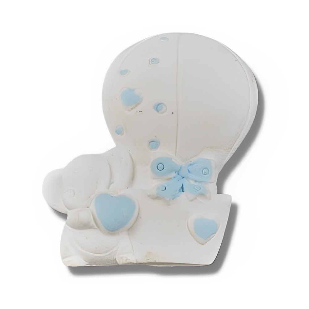 GESSETTO ELEFANTINO MONGOLFIERA CELESTE