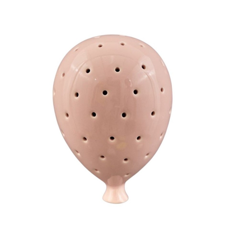 PALLONCINO LED DA MURO ROSA MEDIO 15CM