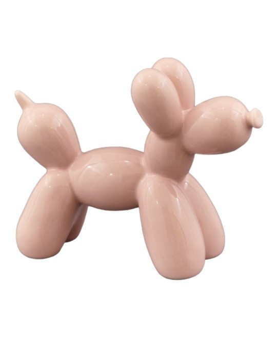 PALLONCINO CAGNOLINO ROSA MEDIO 19CM