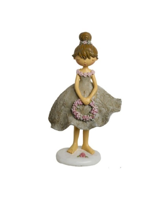 BIMBA VESTITO BEIGE  LARGE