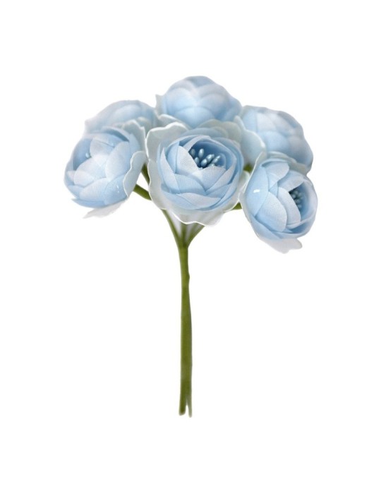 MINI ROSA TESSUTO LIGHT BLU