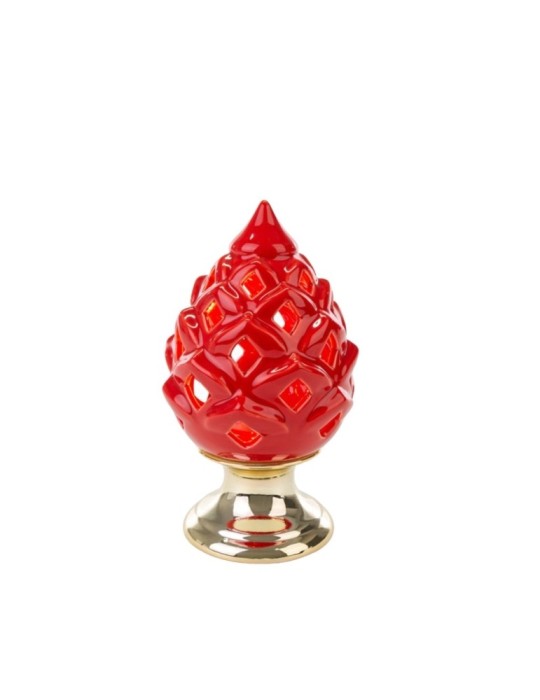 PIGNA LED PORCELLANA  ROSSO 11XH19