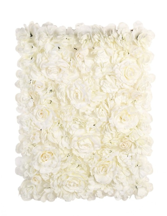 PANNELLO FIORI BIANCHI 60X40CM
