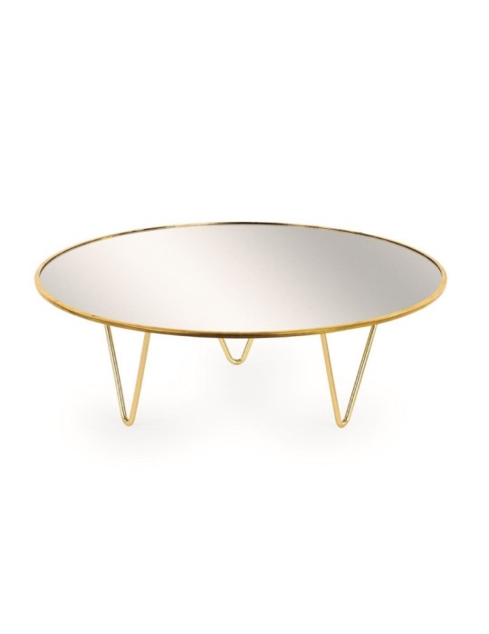 ALZATINA ORO CON SPECCHIO GR