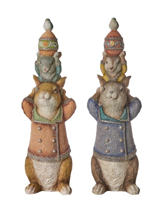 CONIGLIO RESINA GIOCOLIERE CM 34