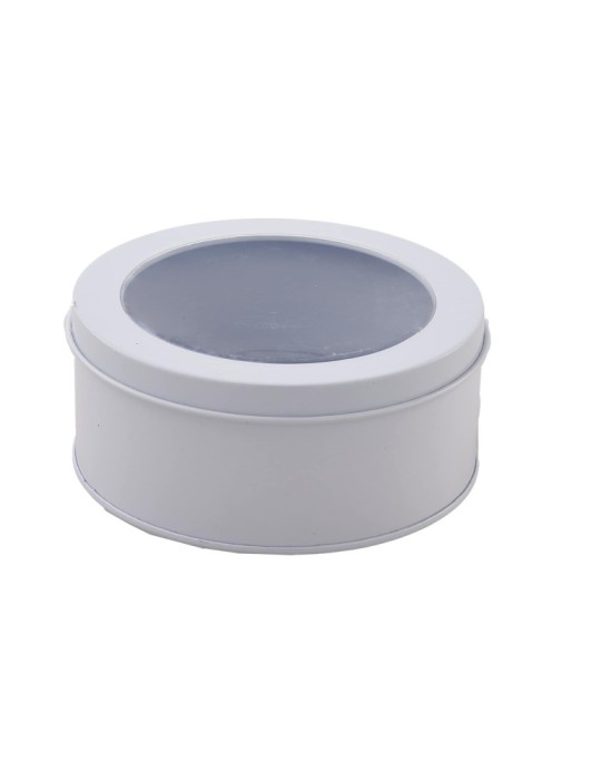 TIN BOX WHITE PVC