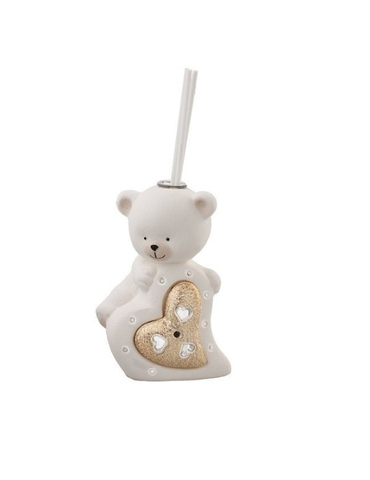 PROFUMATORE ORSO CON CUORE ORO