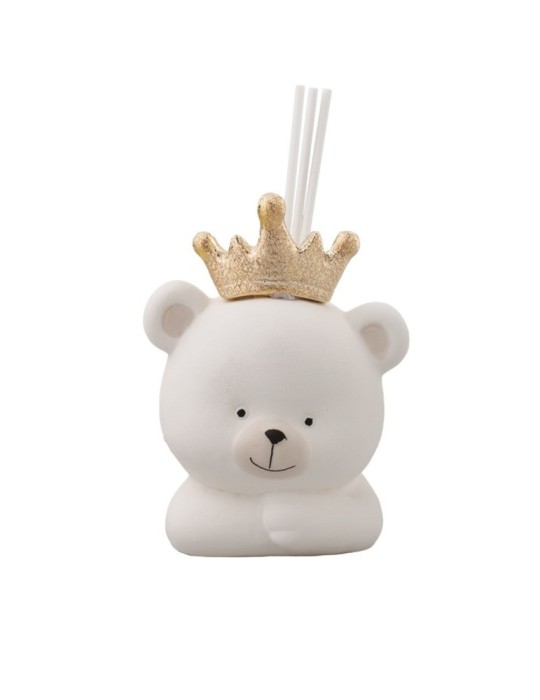 PROFUMATORE ORSO CON CORONA ORO