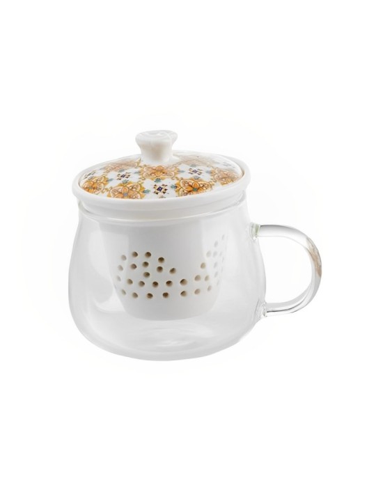 TAZZA CON FILTRO MAIOLICA H.11