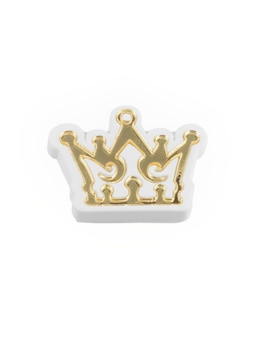 MAGNETE CORONA GESSO ORO