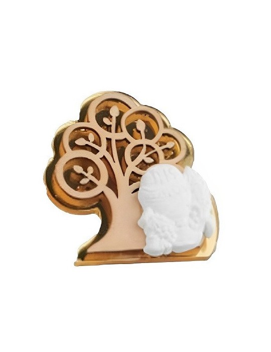 MAGNETE TREE CALICE PLEXI ORO H.5