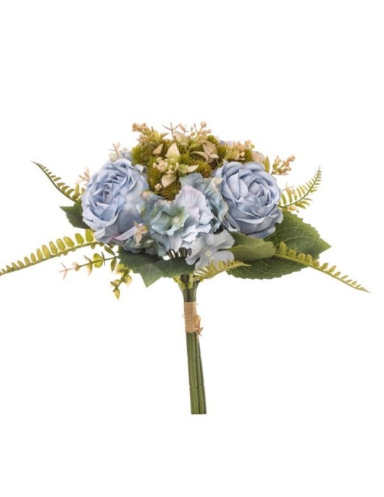 BOUQUET ROSE ORTENSIA BLU