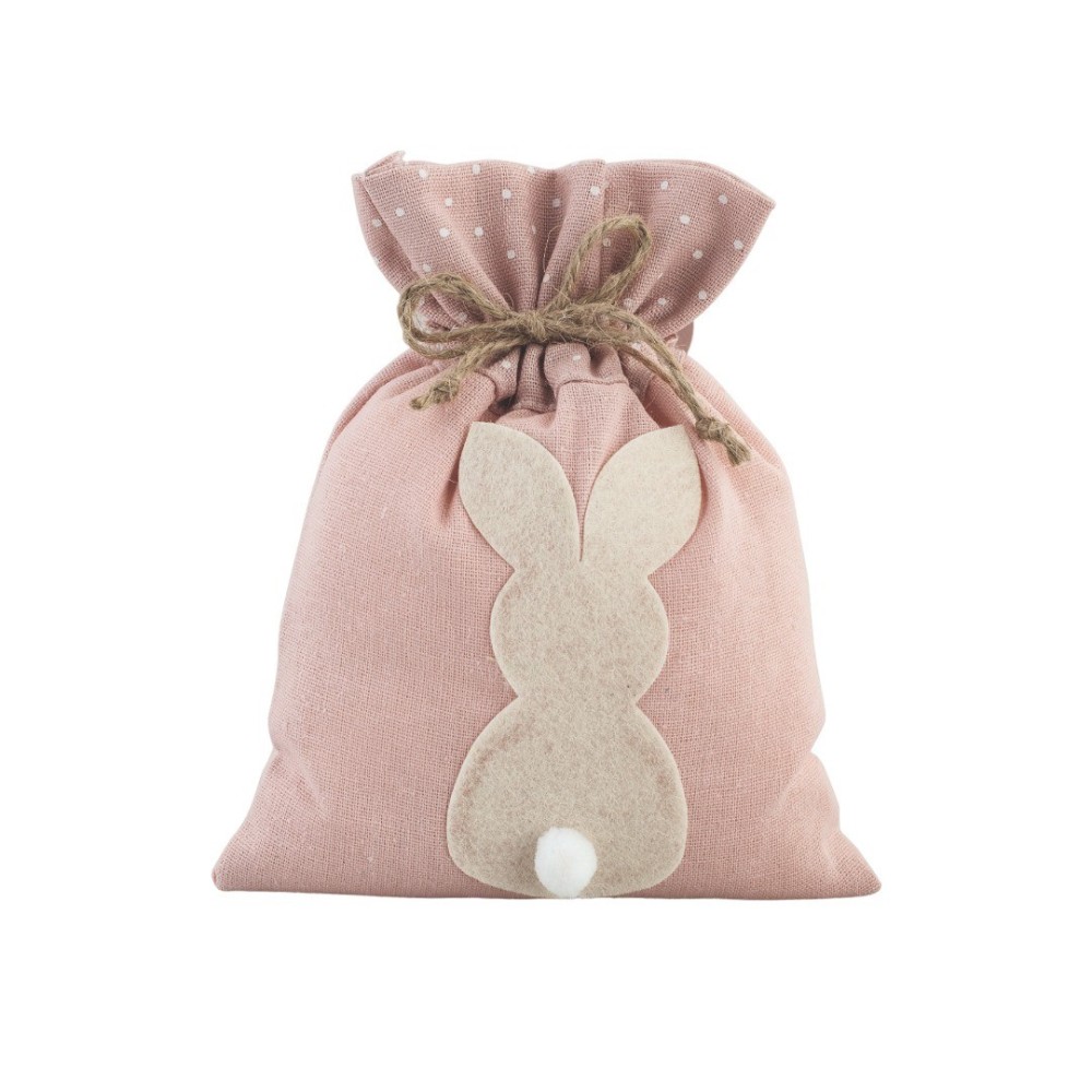 SACCHETTO ROSA CON CONIGLIETTO