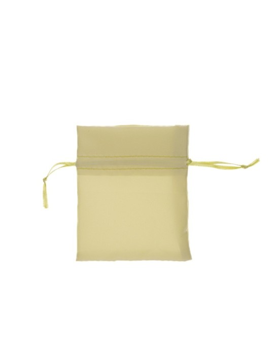 SACCHETTO COTONE VERDE 10X12 CM