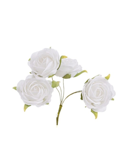 BOCCIOLO ROSA BIANCO D4 CM