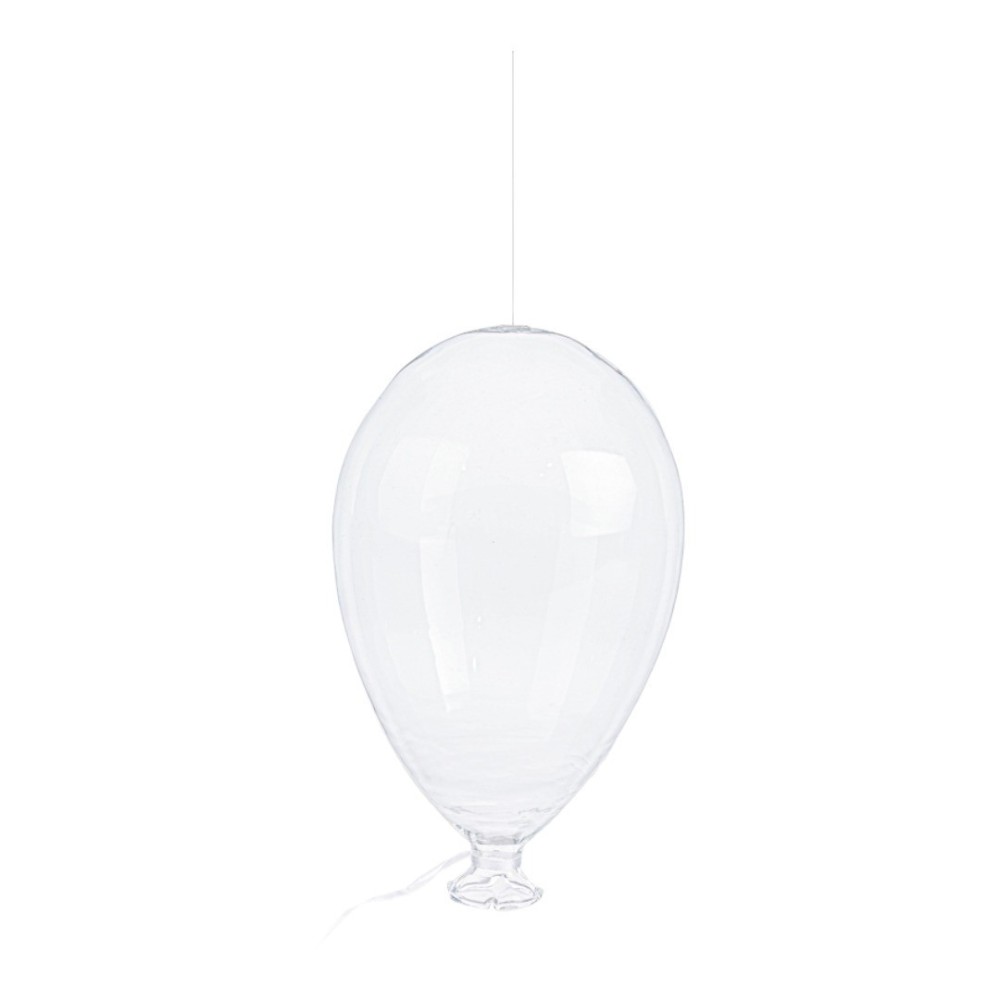 PALLONCINO VETRO APPENDINO 8.5X14CM
