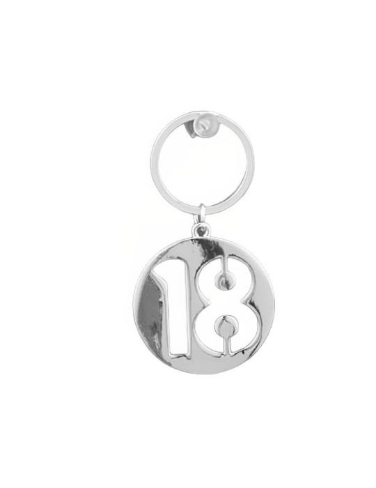 PORTACHIAVI SILVER DICIOTTO FORATO