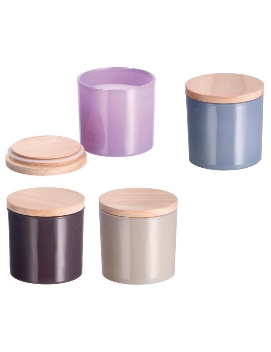 CANDELA PROFUMATA IN VETRO 4 FRAGRANZE D7X6.5