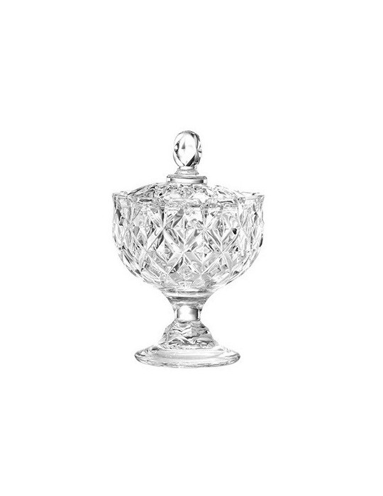 PORTA BONBON VETRO JOSI 9X14CM