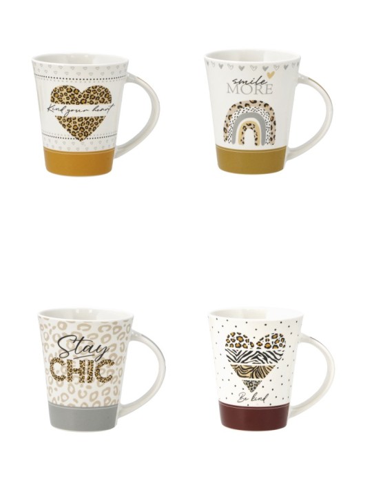 TAZZA MUG 4ASSORTIMENTI