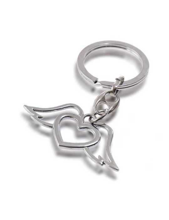 PORTACHIAVI CUORE ALATO