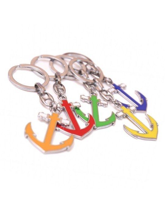 PORTACHIAVI ANCORA COLORATA GRANDE
