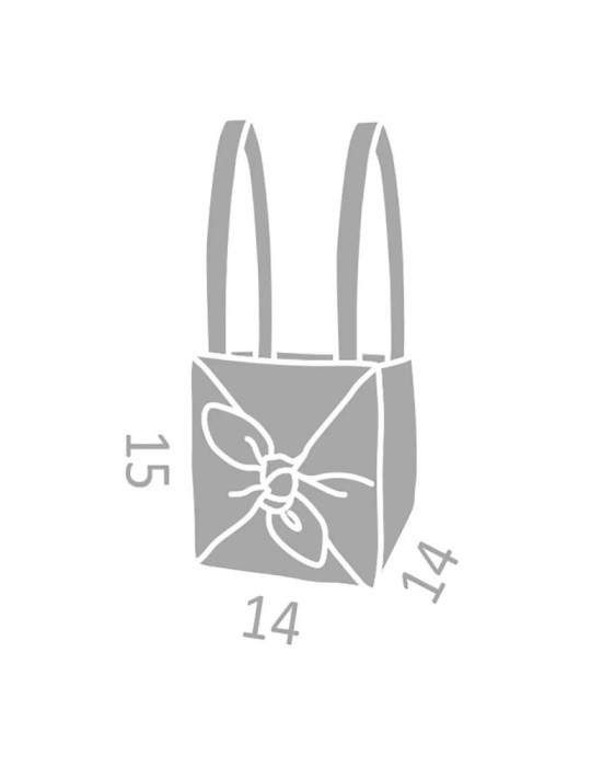 SHOPPER FUKI SAUGE 14X14X15 CM