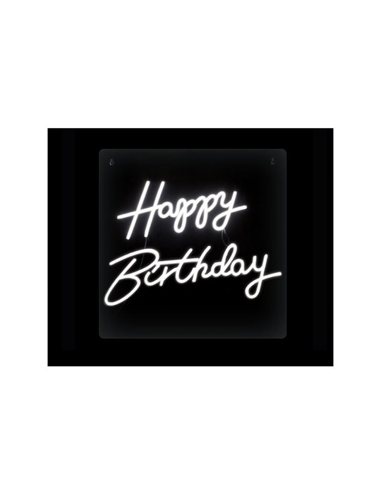 PANNELLO HAPPY BIRTHDAY LED 50X50CM