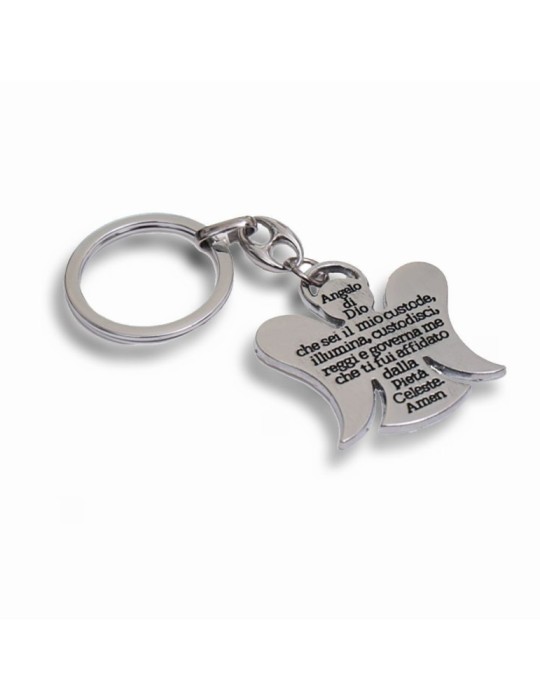 ANGELO CON PREGHIERA PORTACHIAVI