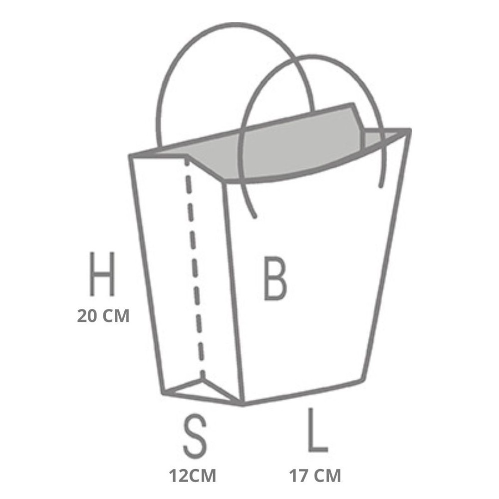 SHOPPER TRAPEZE 17X20X12