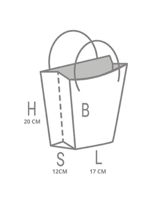 SHOPPER TRAPEZE 17X20X12