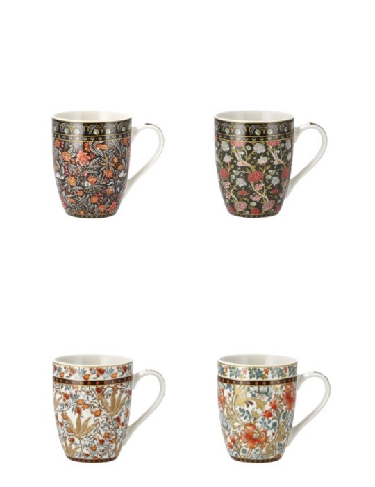 TAZZA MUG 4 ASSORTITI D8XH10.5