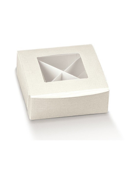 PRATICA C/F 80X80X30 SETA BIANCO