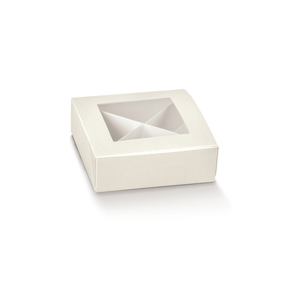 PRATICA C/F 120X120X40 SETA BIANCO