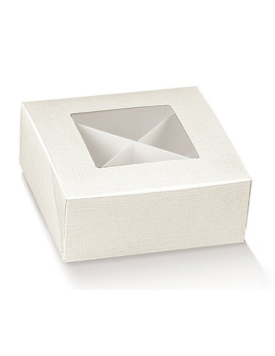 PRATICA C/F 100X100X40 SETA BIANCO