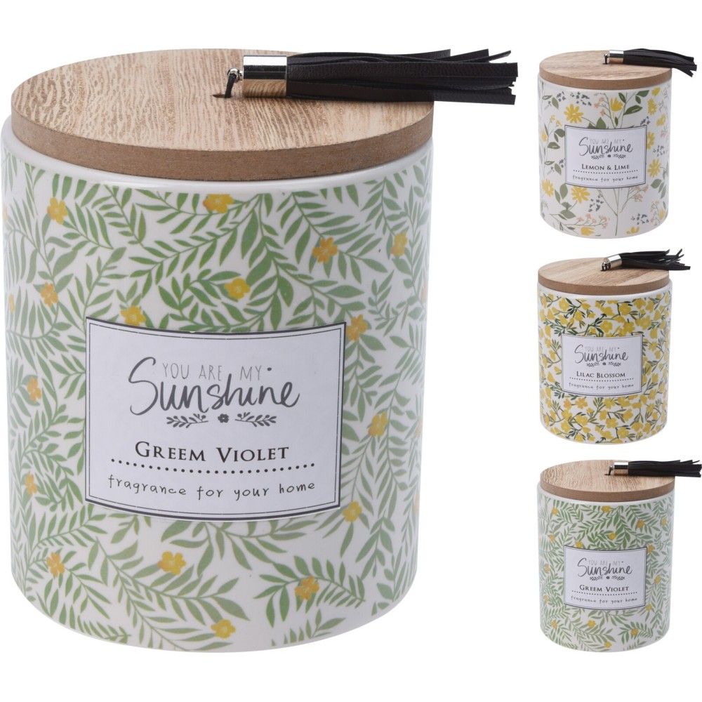 VASO CERAMICA CON CERA  3ASSORTITE