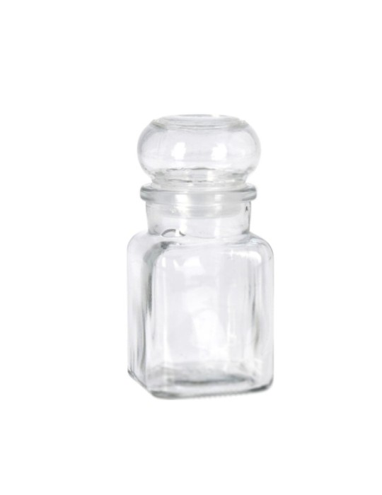 VASETTO VETRO PORTASPEZIE 7X9CM TRASPARENTE