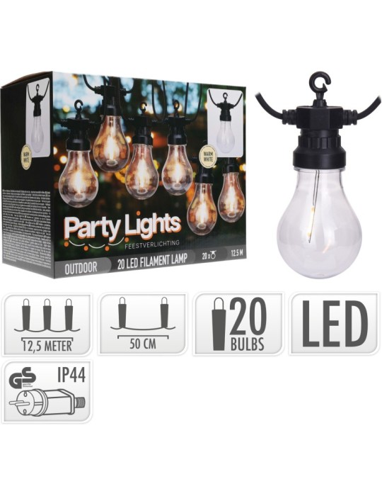 GHIRLANDA 20BULBI LED A60