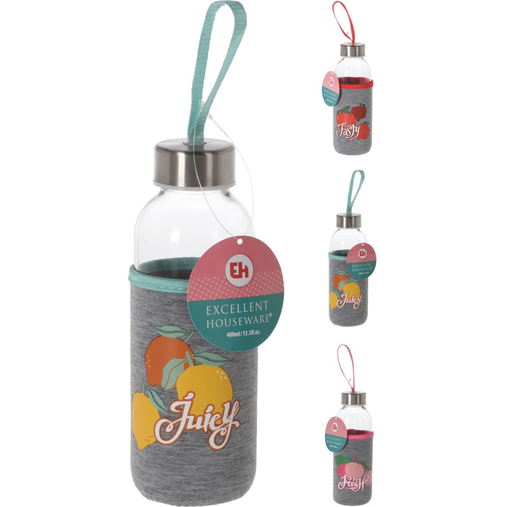 BOTTIGLIA 400ML CON CUSTODIA 3 COLORI