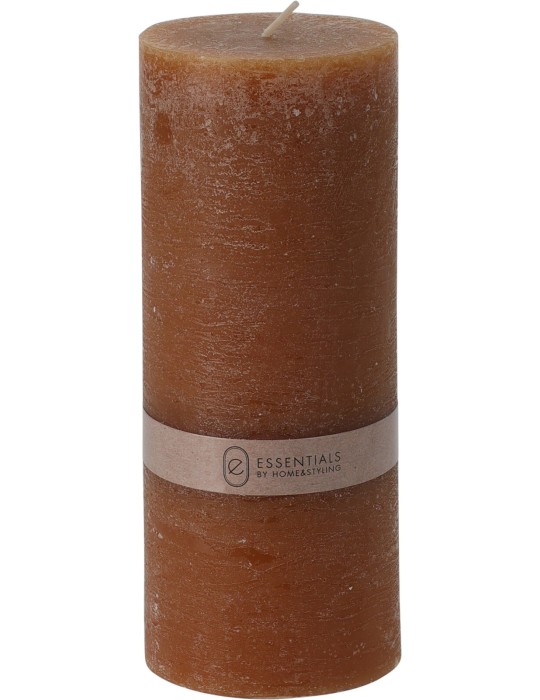 CANDELA RUSTICA 7X17CM TABACCO