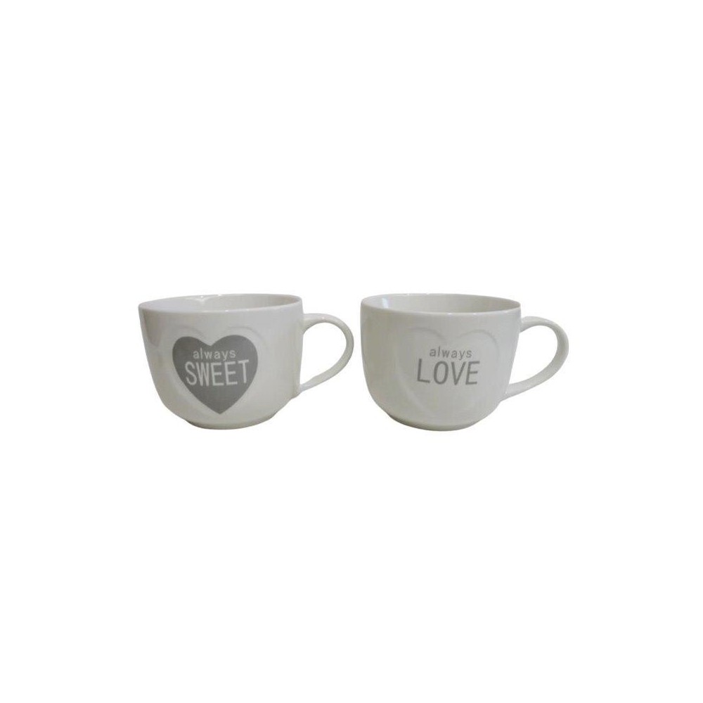 TAZZA NEW BONE CHINA CUORE