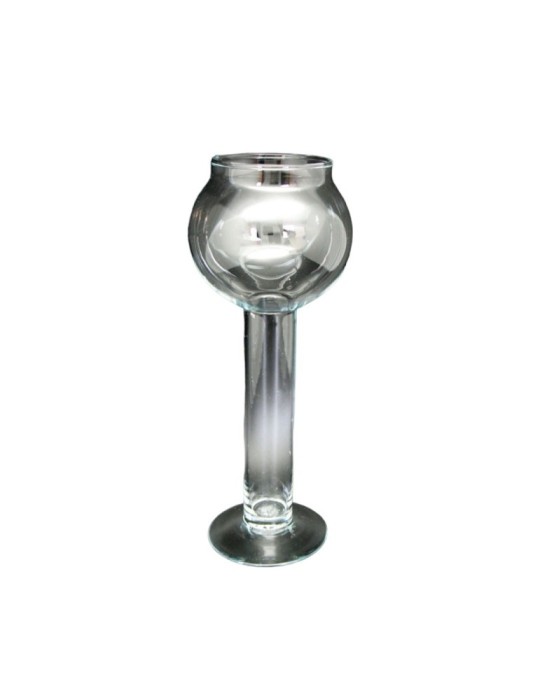 PORTA CANDELE CON CANDELA