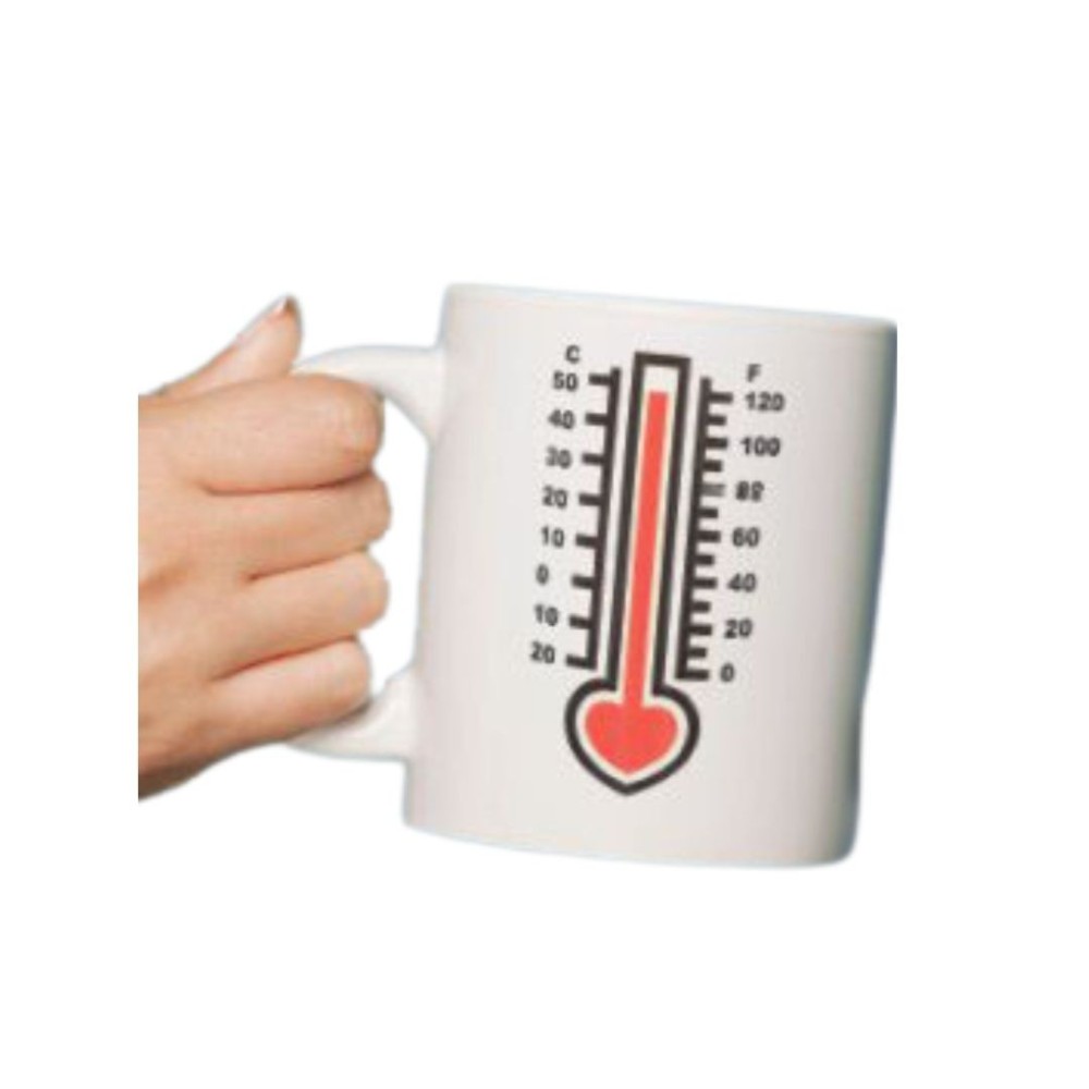 TAZZA MUG CON STICKER TERMICO