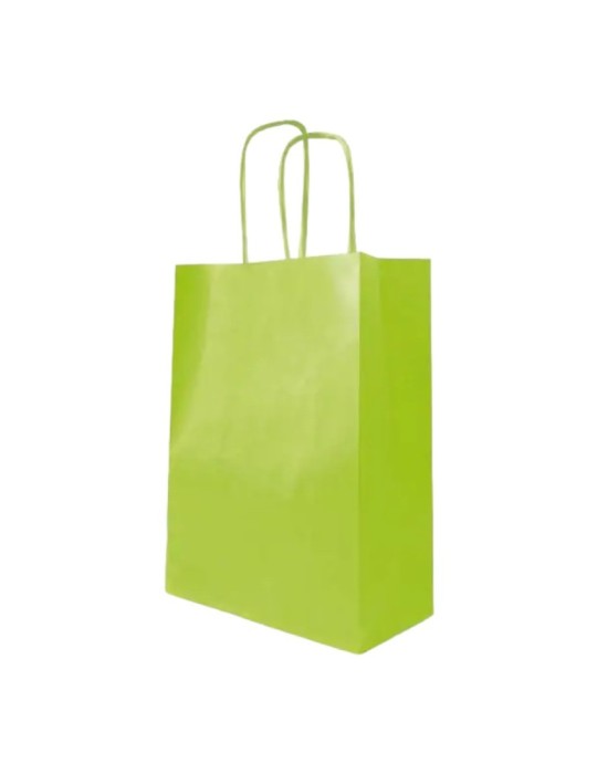 SHOPPER KRAFT VERT.BIANCO 18X8X22CM
