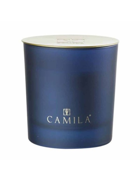 CANDELA MEDIA BLU INDACO CEDRO E ARANCIA