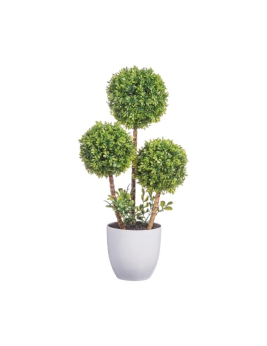 VASO E PIANTA X DECORAZIONE  D11.5XH45CM