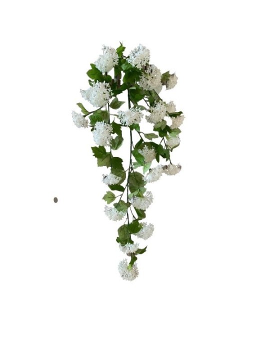 CADENTE PALLINE DI NEVE CM.110 WHITE